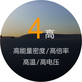 高能量密度/高倍率，高温/高电压