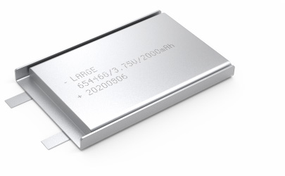 低温高倍率聚合物电池  654468CL-2000mAh